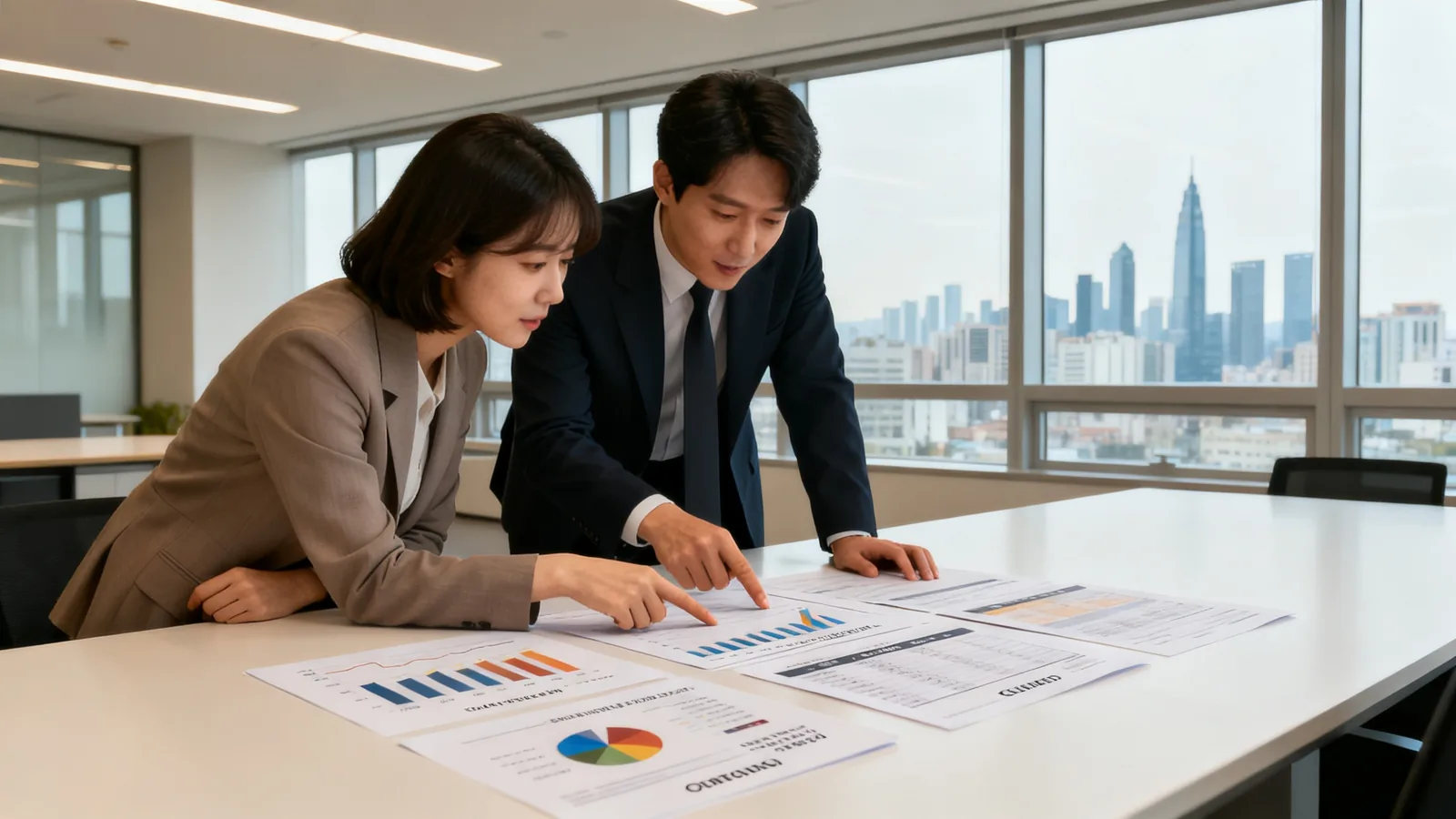 알구고 전문가와 OEM 제품 스펙 사전 상담 진행 중