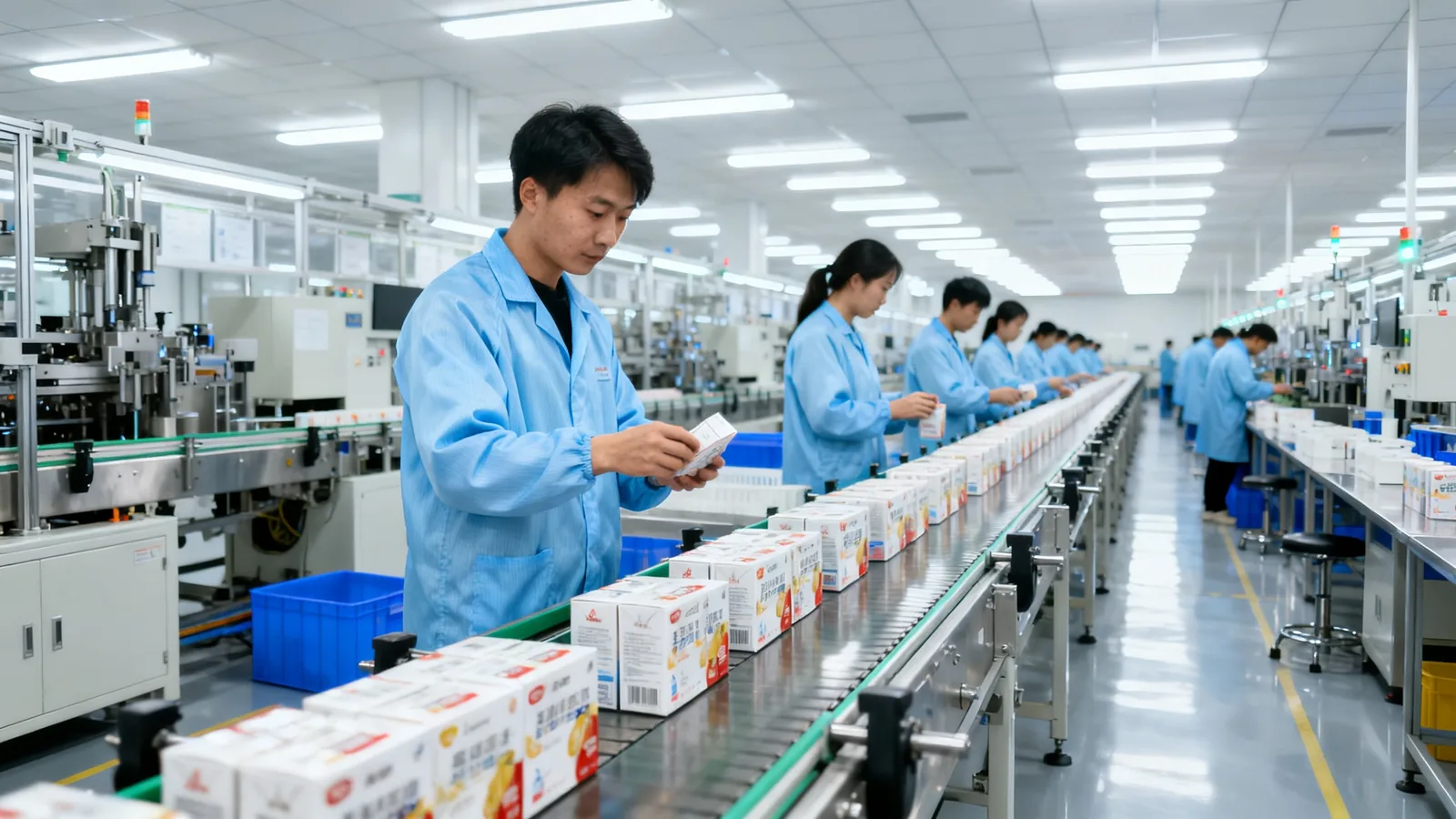 중국 OEM 주문제작 공장 생산라인 현장
